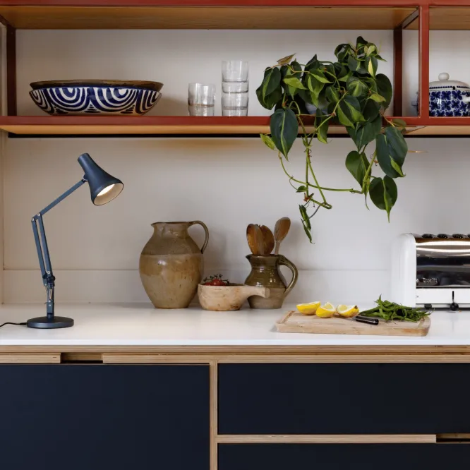 Lampa Przenośna Type 90 Mini Mini Steel Blue Anglepoise