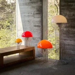 Lampa Przenośna Wire Czerwona Verpan