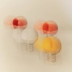Lampa Przenośna Wire Pomarańczowa Verpan