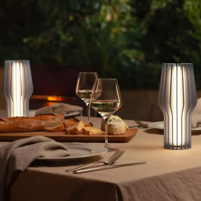 Lampa Radiant Led Bateria - Przygaszony Błękit Pwtbs