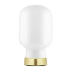 Lampa Stołowa Amp Biała Mosiądz Normann Copenhagen