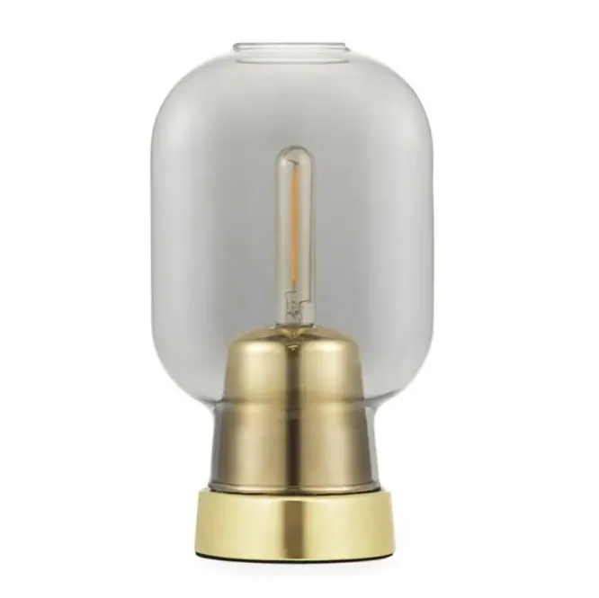 Lampa Stołowa Amp Przydymiona Mosiądz Normann Copenhagen