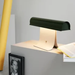 Lampa Stołowa Archive 50 Cm Zielono Szara Northern