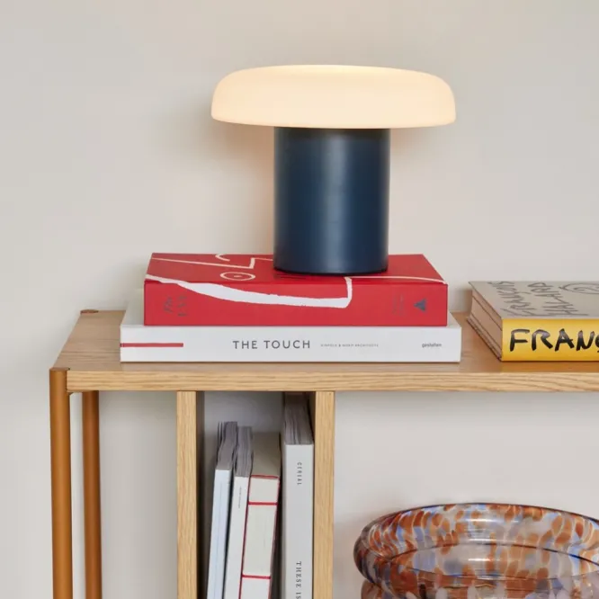Lampa Stołowa Ateliers Ciemnoniebieska Hubsch