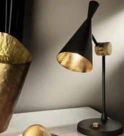 Lampa Stołowa Beat Czarna Tom Dixon