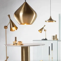 Lampa Stołowa Beat Mosiężna Tom Dixon