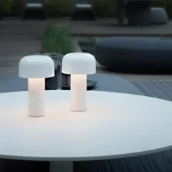 Lampa Stołowa Bellhop Biała Flos