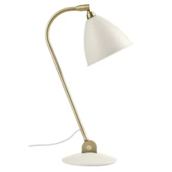 Lampa Stołowa Bestlite Bl2 Brass Biała Gubi