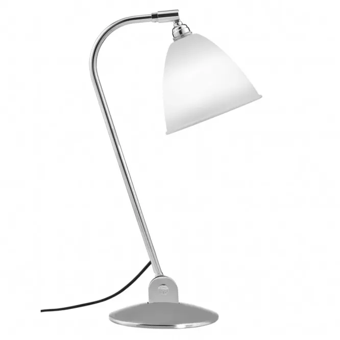 Lampa Stołowa Bestlite Bl2 Chrome Porcelanowa Gubi