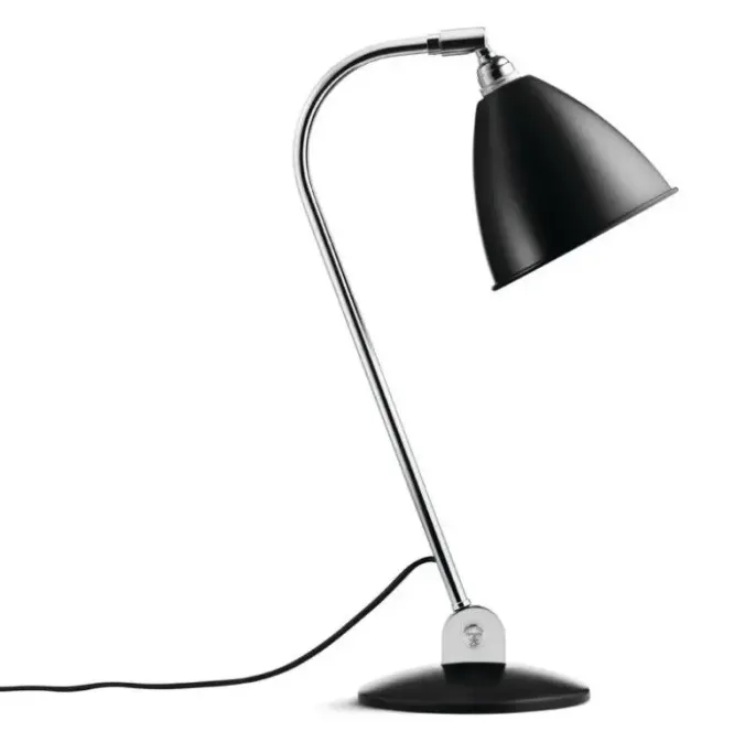 Lampa Stołowa Bestlite Bl2 Chrome Czarna Gubi