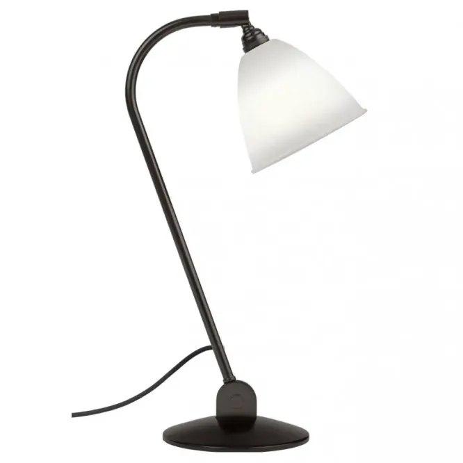 Lampa Stołowa Bestlite Bl2 Czarny Mosiądz Porcelana Gubi