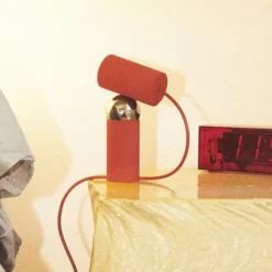 Lampa Stołowa Bilboquet Czerwona Flos