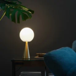 Lampa Stołowa Bilia 43 Cm Mosiężna Fontana Arte