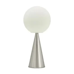 Lampa Stołowa Bilia 43 Cm Srebrna Fontana Arte