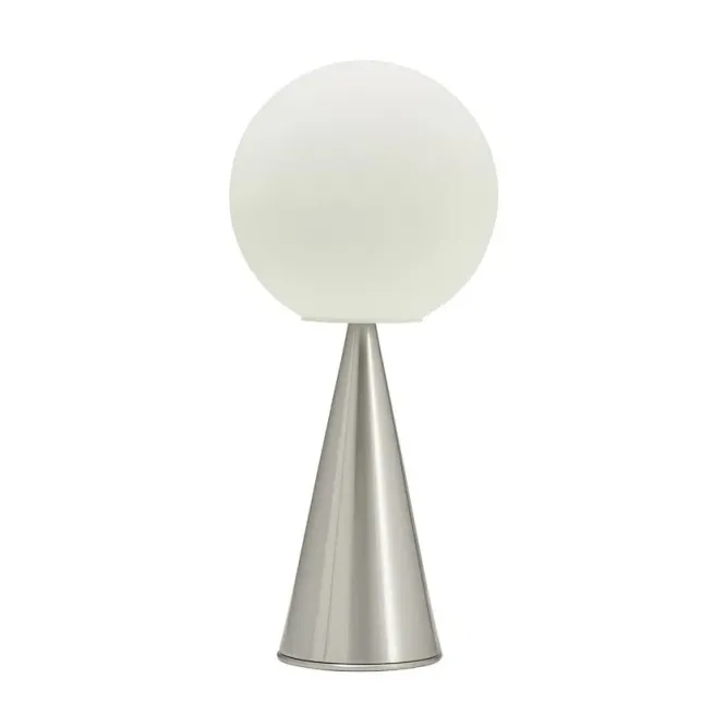Lampa Stołowa Bilia 43 Cm Srebrna Fontana Arte