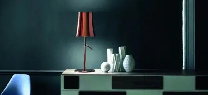 Lampa Stołowa Birdie Metal Duża Ze Ściemniaczem Foscarini