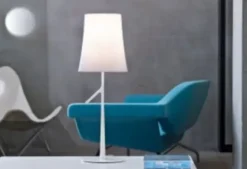 Lampa Stołowa Birdie Metal Mała Ze Ściemniaczem Foscarini