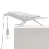Lampa Stołowa Bird Playing Biała Seletti