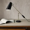 Lampa Stołowa Birdy Czarno-Mosiężna Northern
