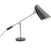Lampa Stołowa Birdy Szaro-Stalowa Northern