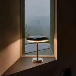 Lampa Stołowa Bis-Tris Mosiężna Fontana Arte