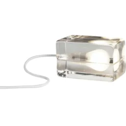 Lampa Stołowa Block Biały Przewód Design House Stockholm