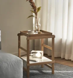 Lampa Stołowa Block Biały Przewód Design House Stockholm