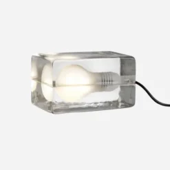 Lampa Stołowa Block Czarny Przewód Design House Stockholm