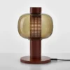 Lampa Stołowa Bonbori 42 Cm Przydymiony Brąz Brokis