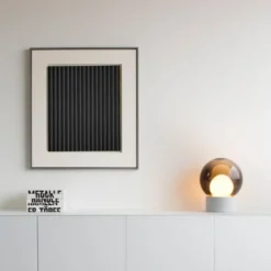 Lampa Stołowa Boule Szara-Biała-Biała S Pulpo