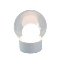 Lampa Stołowa Boule Transparentna-Biała-Biała S Pulpo