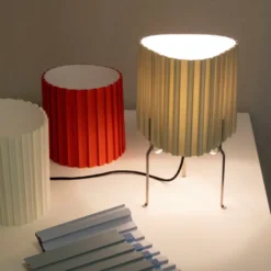 Lampa Stołowa Canelé Czerwona Hay