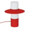Lampa Stołowa Caponio Czerwona Ummo