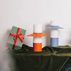 Lampa Stołowa Caponio Niebieska Ummo