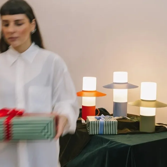 Lampa Stołowa Caponio Oliwkowa Ummo