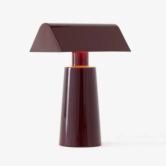 Lampa Stołowa Caret Mf1 Ciemny Burgund Andtradition