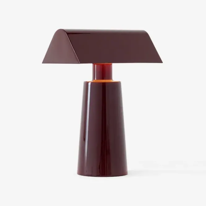 Lampa Stołowa Caret Mf1 Ciemny Burgund Andtradition