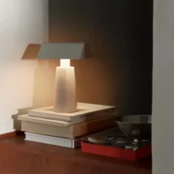 Lampa Stołowa Caret Mf1 Jasnoszara Andtradition