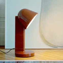 Lampa Stołowa Ceramique Down Czerwona Flos