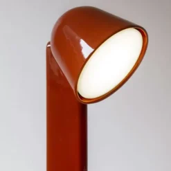 Lampa Stołowa Ceramique Down Czerwona Flos