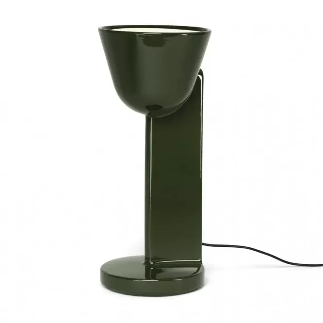 Lampa Stołowa Ceramique Up Zielona Flos