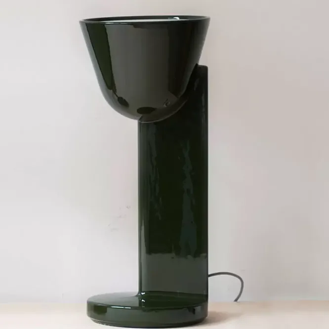 Lampa Stołowa Ceramique Up Zielona Flos