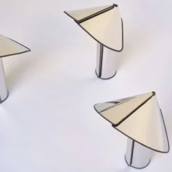 Lampa Stołowa Chiara T Aluminium/Antracyt Flos