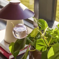 Lampa Stołowa Chipper Piaskowo-Burgundowa Hubsch