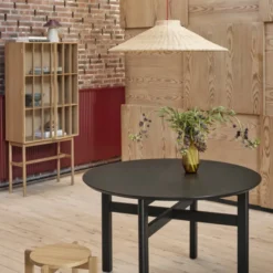 Lampa Stołowa Chipper Piaskowo-Burgundowa Hubsch