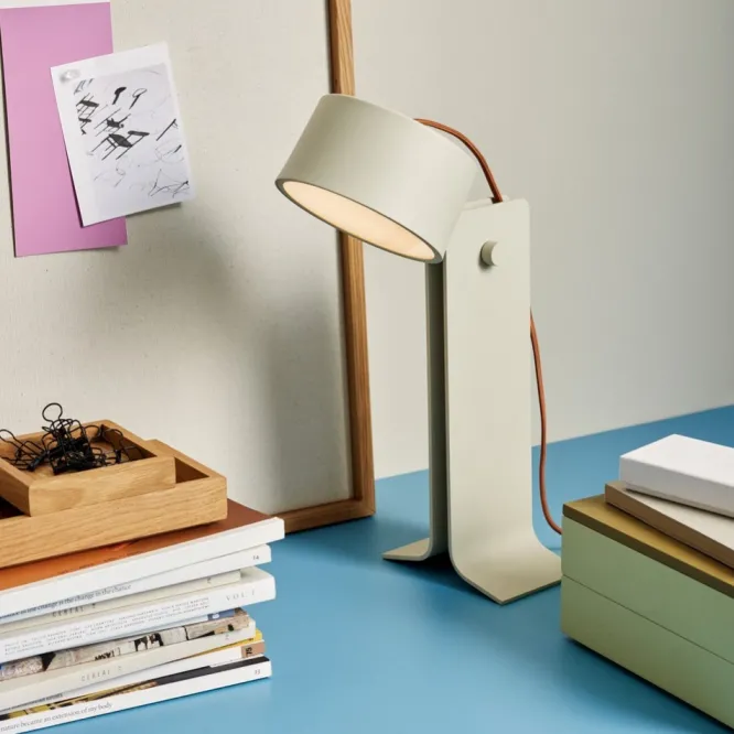Lampa Stołowa Crea Piaskowa Hubsch