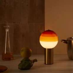 Lampa Stołowa Dipping Light S Amber Brass Marset