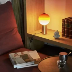 Lampa Stołowa Dipping Light S Amber Brass Marset