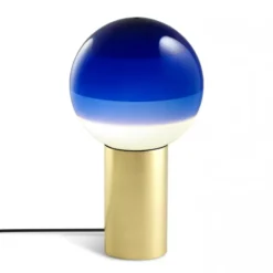Lampa Stołowa Dipping Light S Blue Brass Marset
