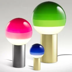Lampa Stołowa Dipping Light S Blue Brass Marset